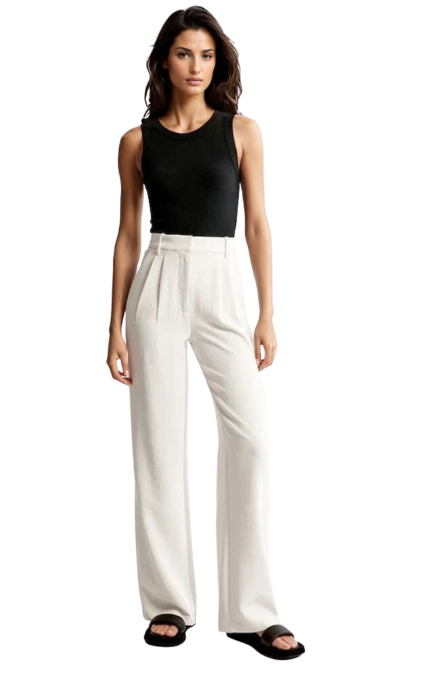The Effortless Tailored Wide Leg Pants, Women's Casual Wide Leg High  Waisted, Tailored Wide Leg Pants for Women (Khaki-Long,XXL) : :  Clothing, Shoes & Accessories
